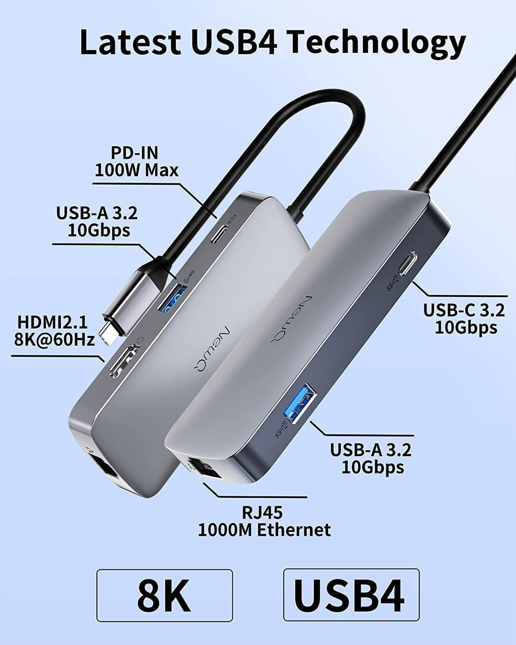 SmartQ USB C Hub 4 Ports, USB C à USB Hub avec 4 Algeria