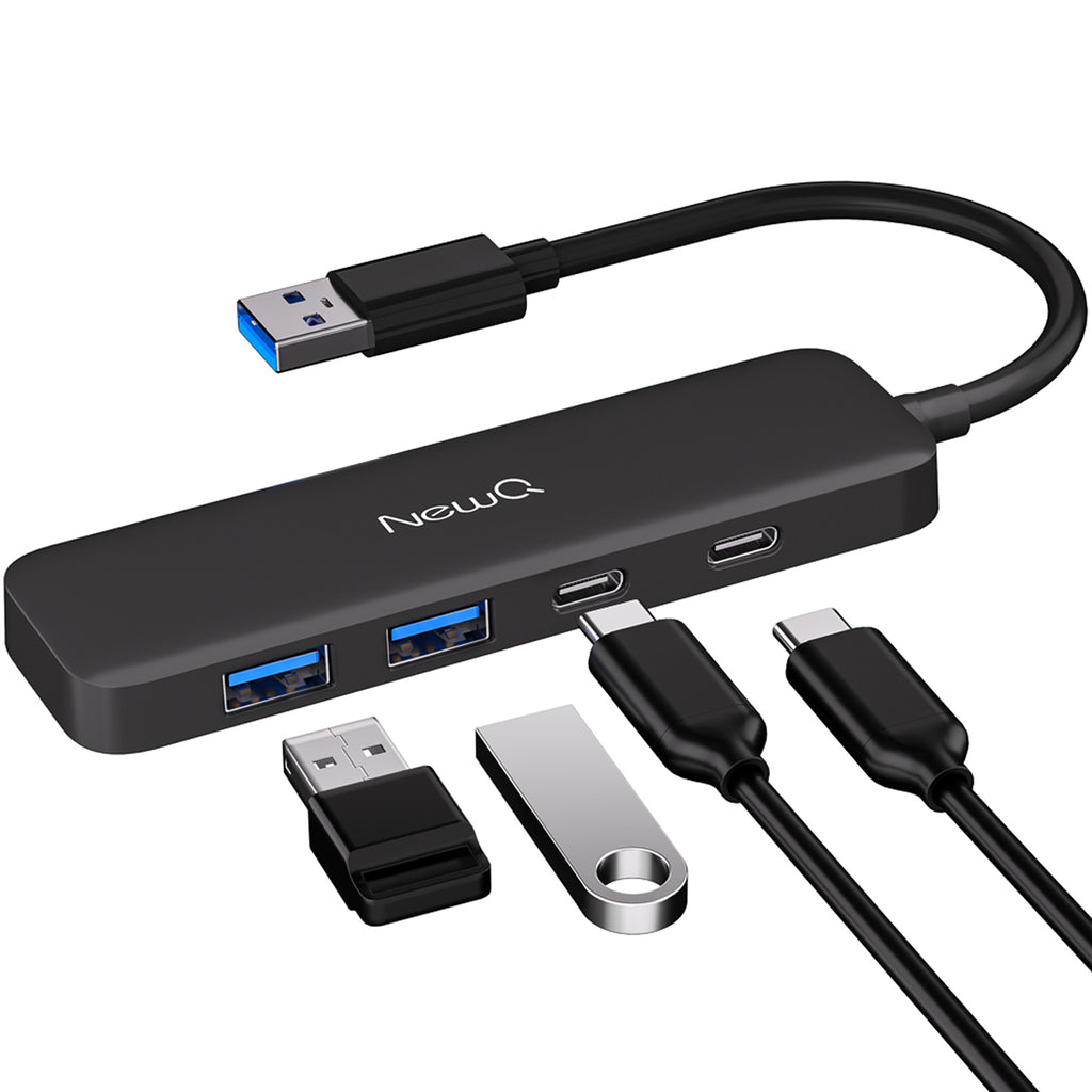 Dual USB C USB A 3.0 Hub