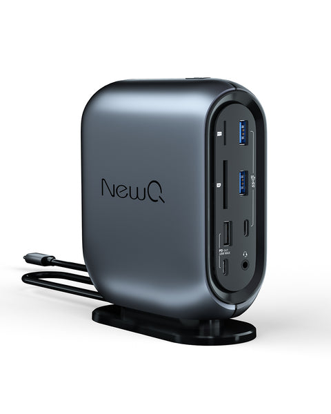 NewQ DisplayLink 16-in-1 USB C Docking Station Triple Display for MacB –  NewQ Official