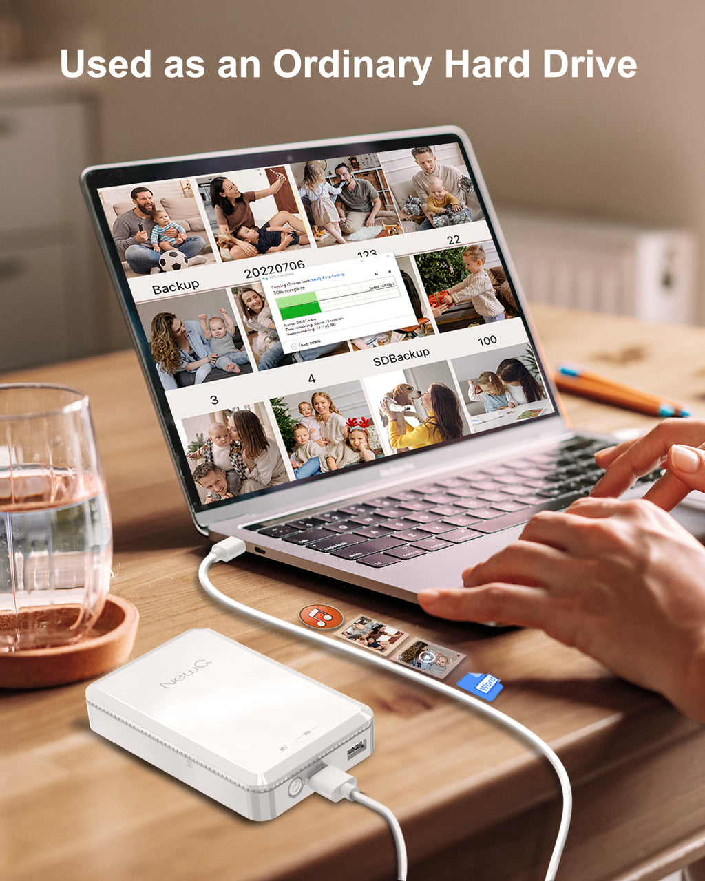 External Hard Drive for iPhone Computer 2TB – NewQ Official